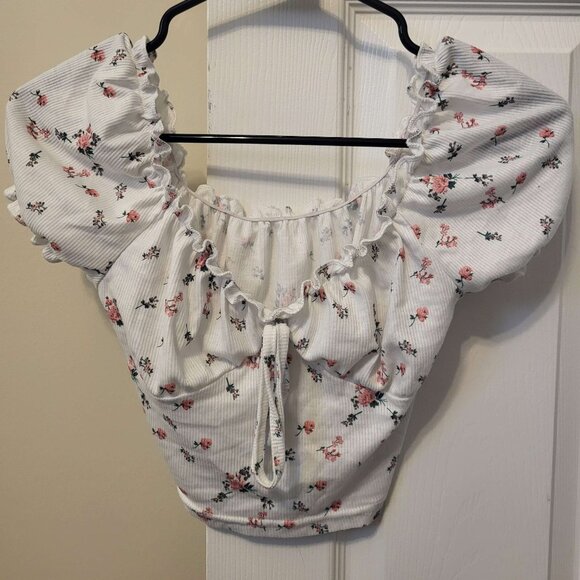 Floral Crop Top - Picture 1 of 2